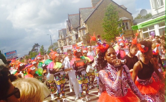 Carnival Samba, samba drumming, cowley road carnival, youth samba london,